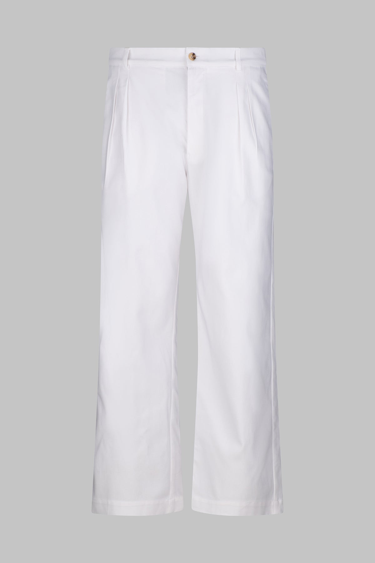 Cotton Work Trouser - White