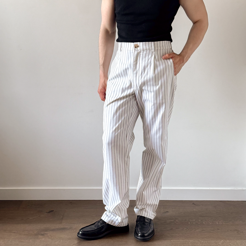 Straight Leg Trouser – Salt