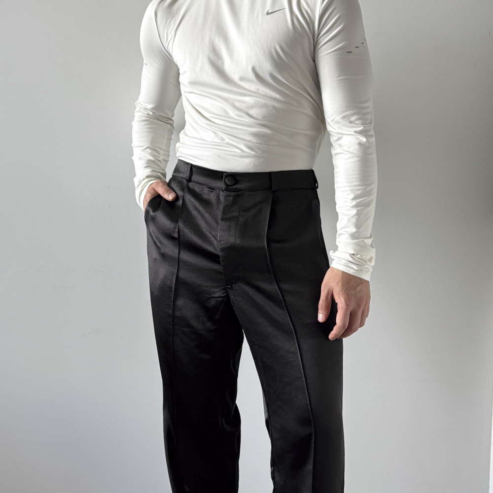 Side-Split Trouser – Black