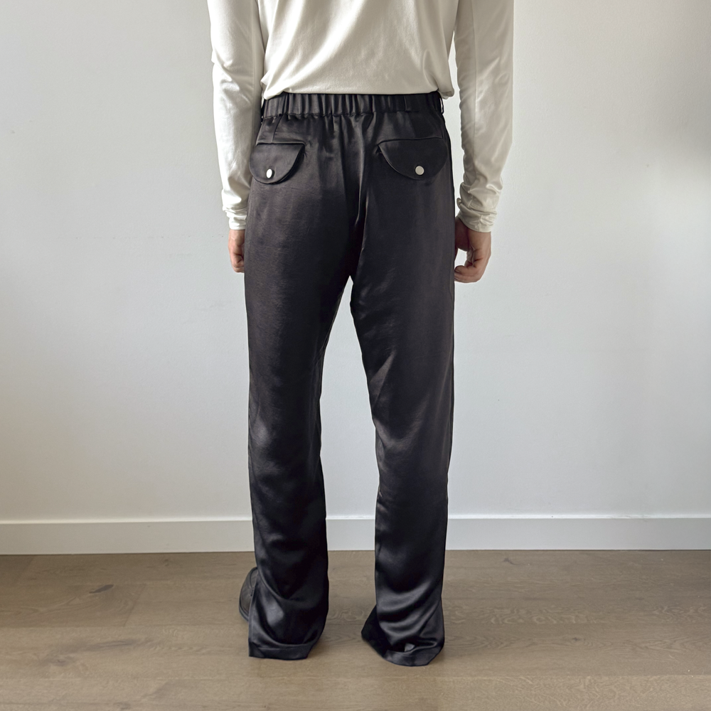 Side-Split Trouser – Black