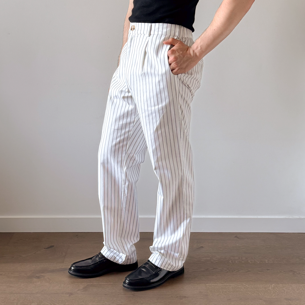 Straight Leg Trouser – Salt