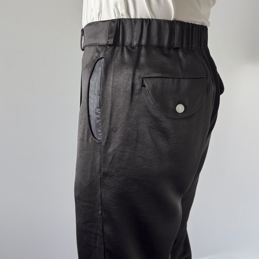 Side-Split Trouser – Black