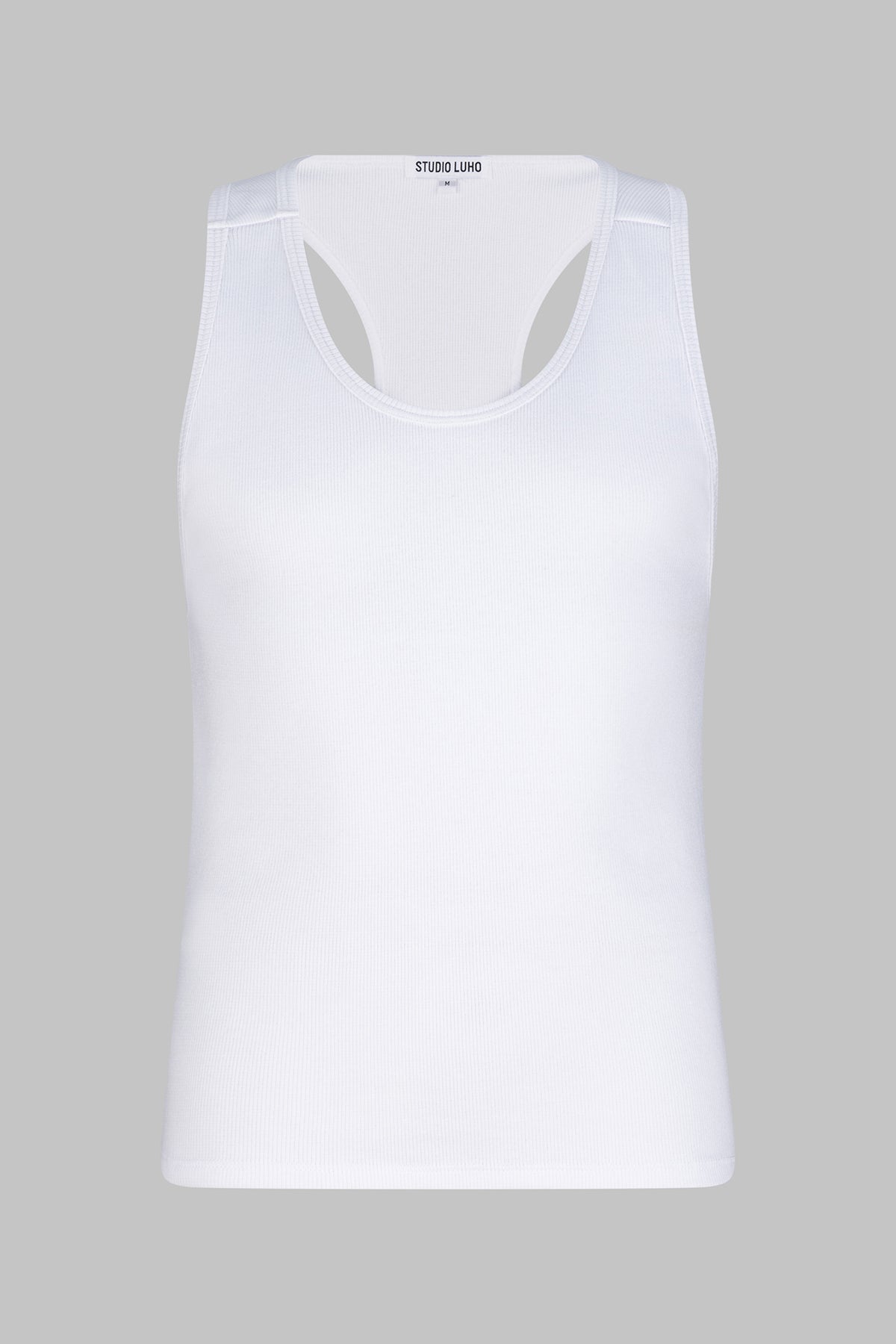 Organic Cotton Studio Tank - White
