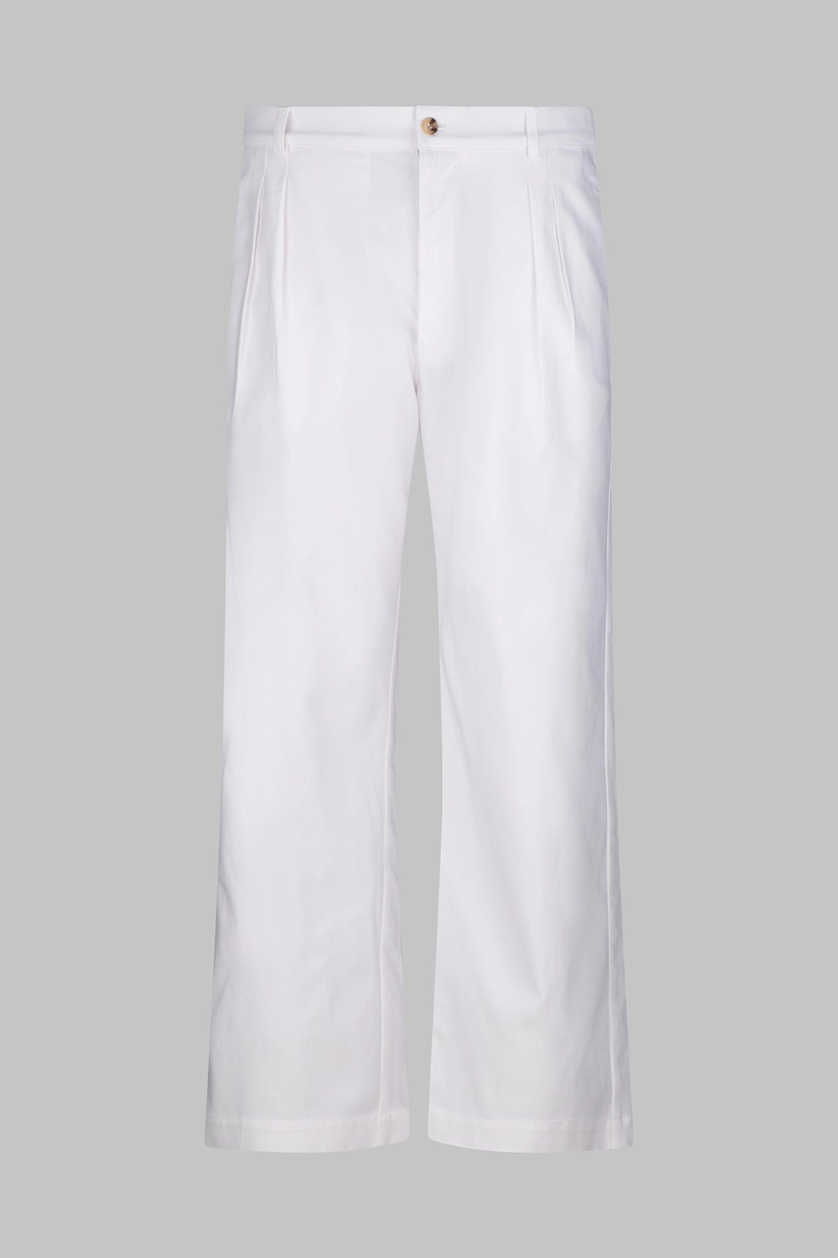 COTTON WORK TROUSER - WHITE