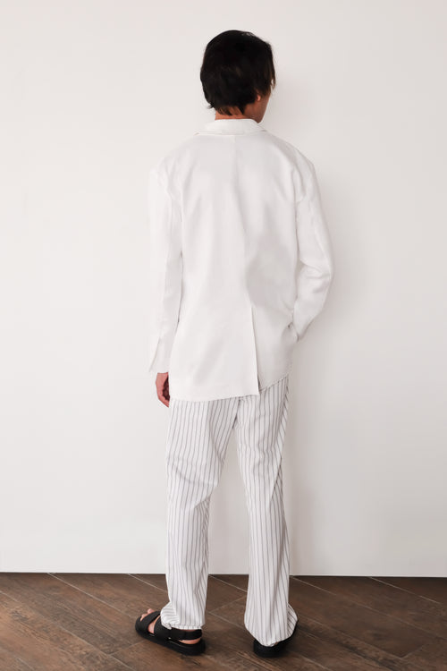 Cotton Blend Unisex Straight Leg Trouser