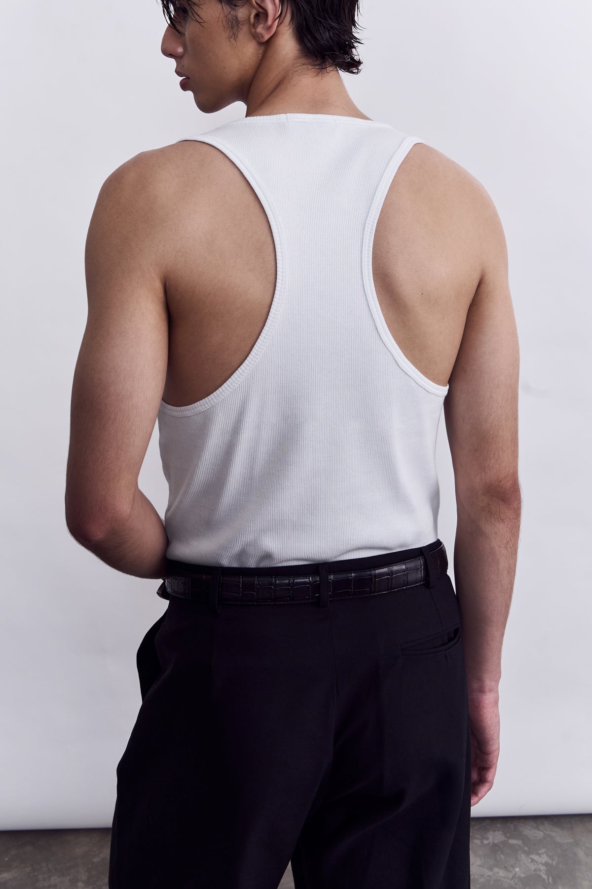 Organic Cotton Studio Tank - White