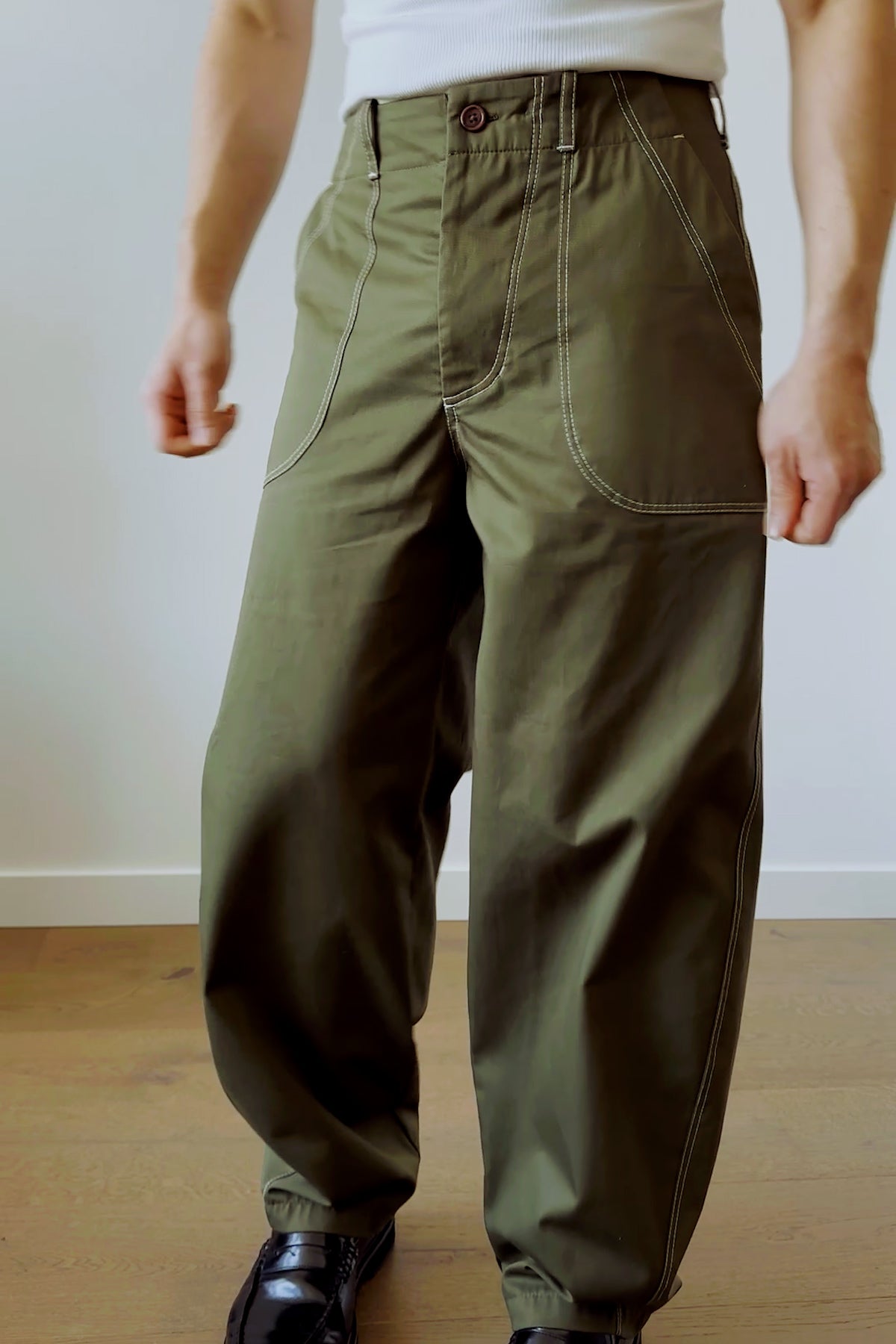 FATIGUE TROUSER - JAPANESE OLIVE TWILL