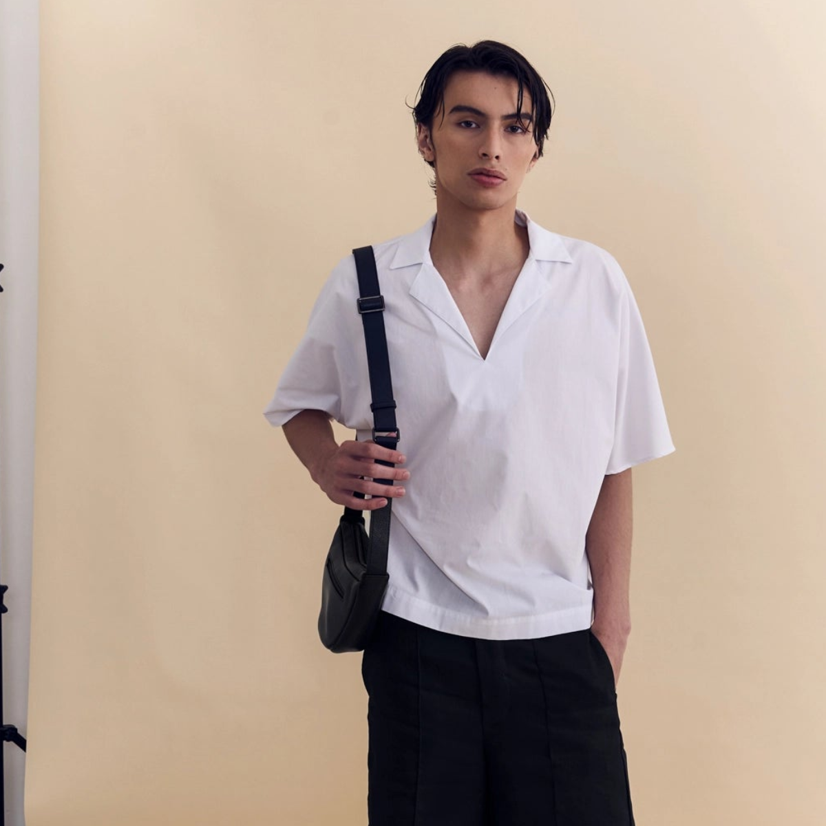 SHORT SLEEVE WORK SHIRT - WHITE